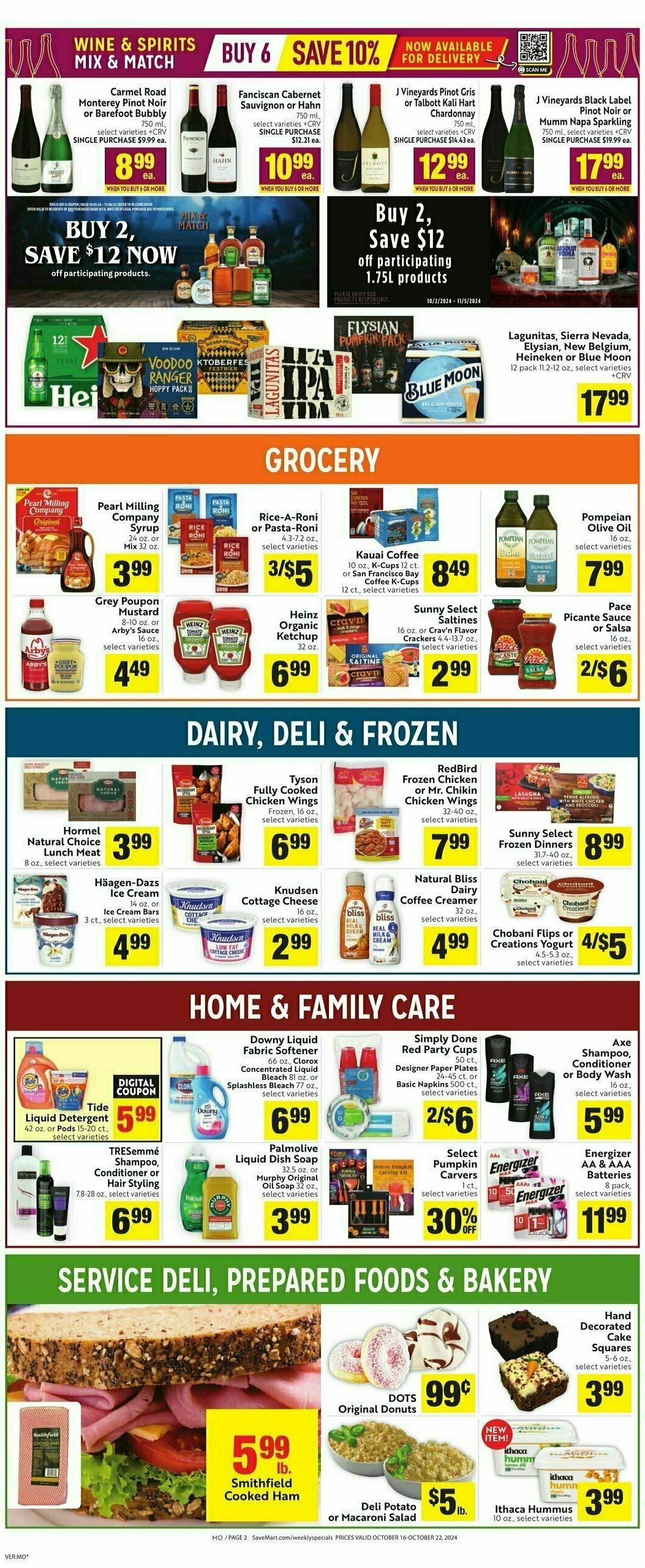 Save Mart Weekly Ad from October 16