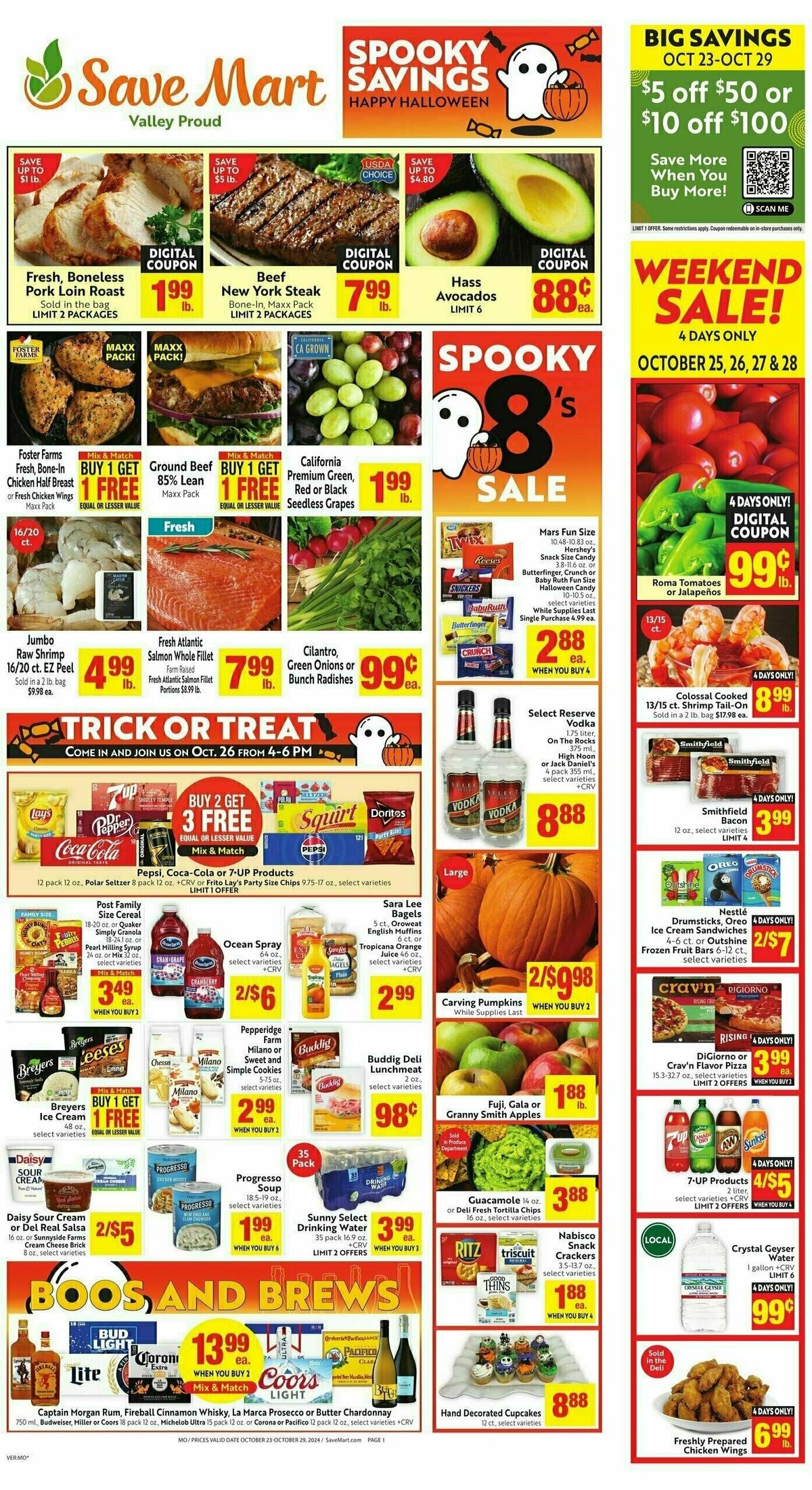 Save Mart Weekly Ad from October 23