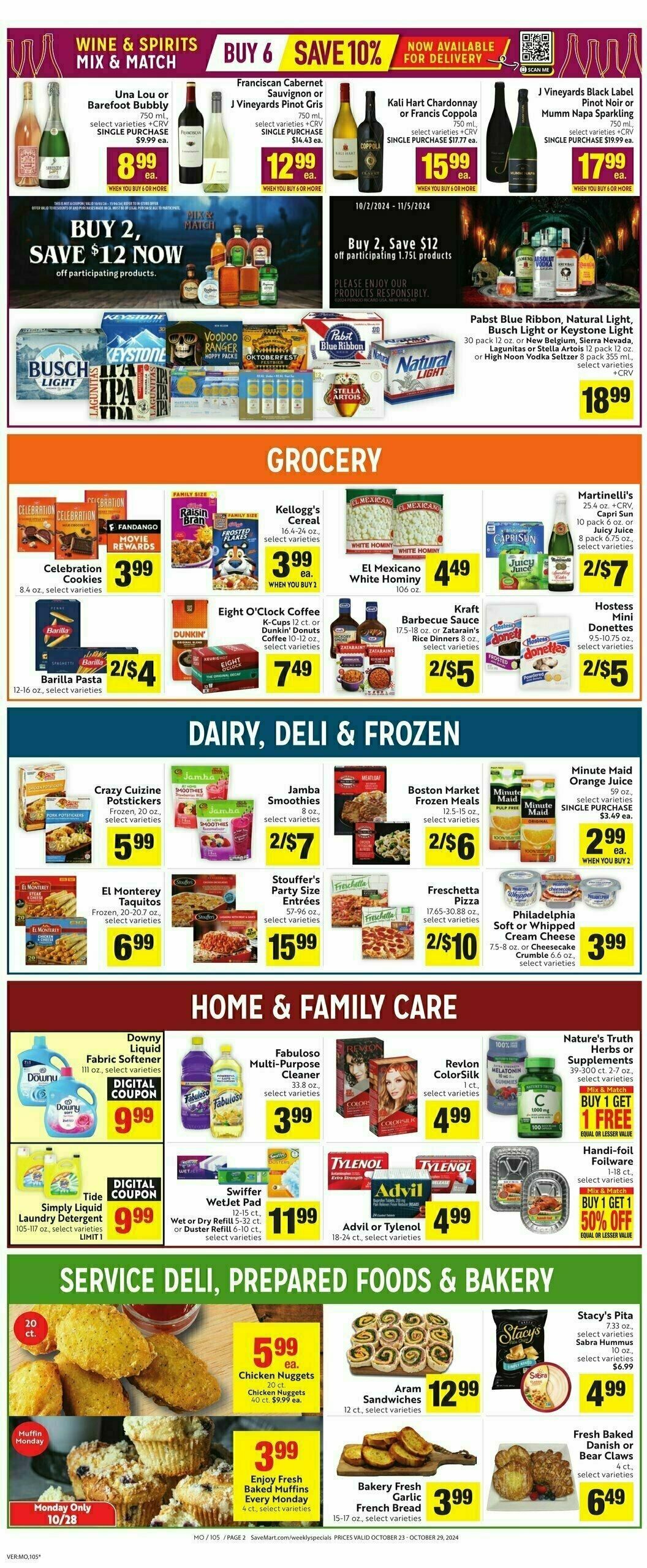 Save Mart Weekly Ad from October 23