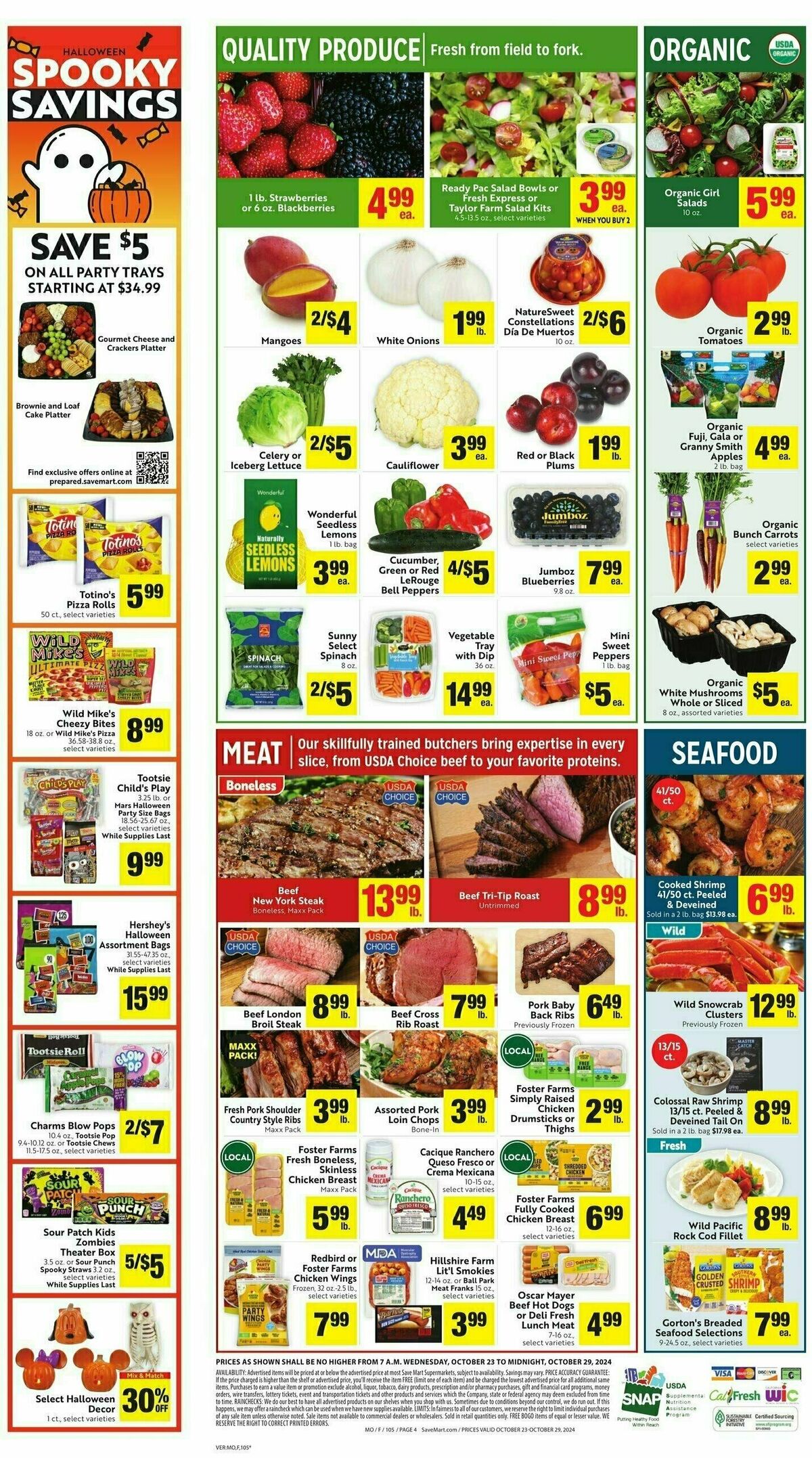 Save Mart Weekly Ad from October 23