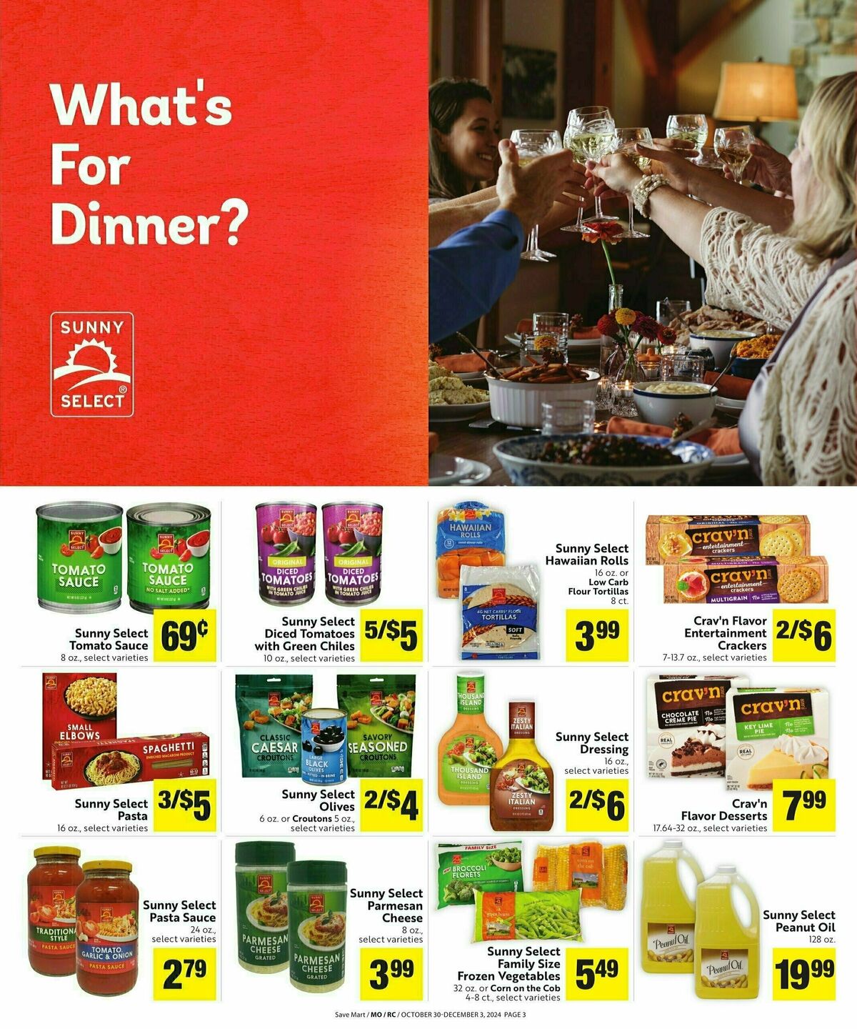 Save Mart Save Even More Weekly Ad from October 30