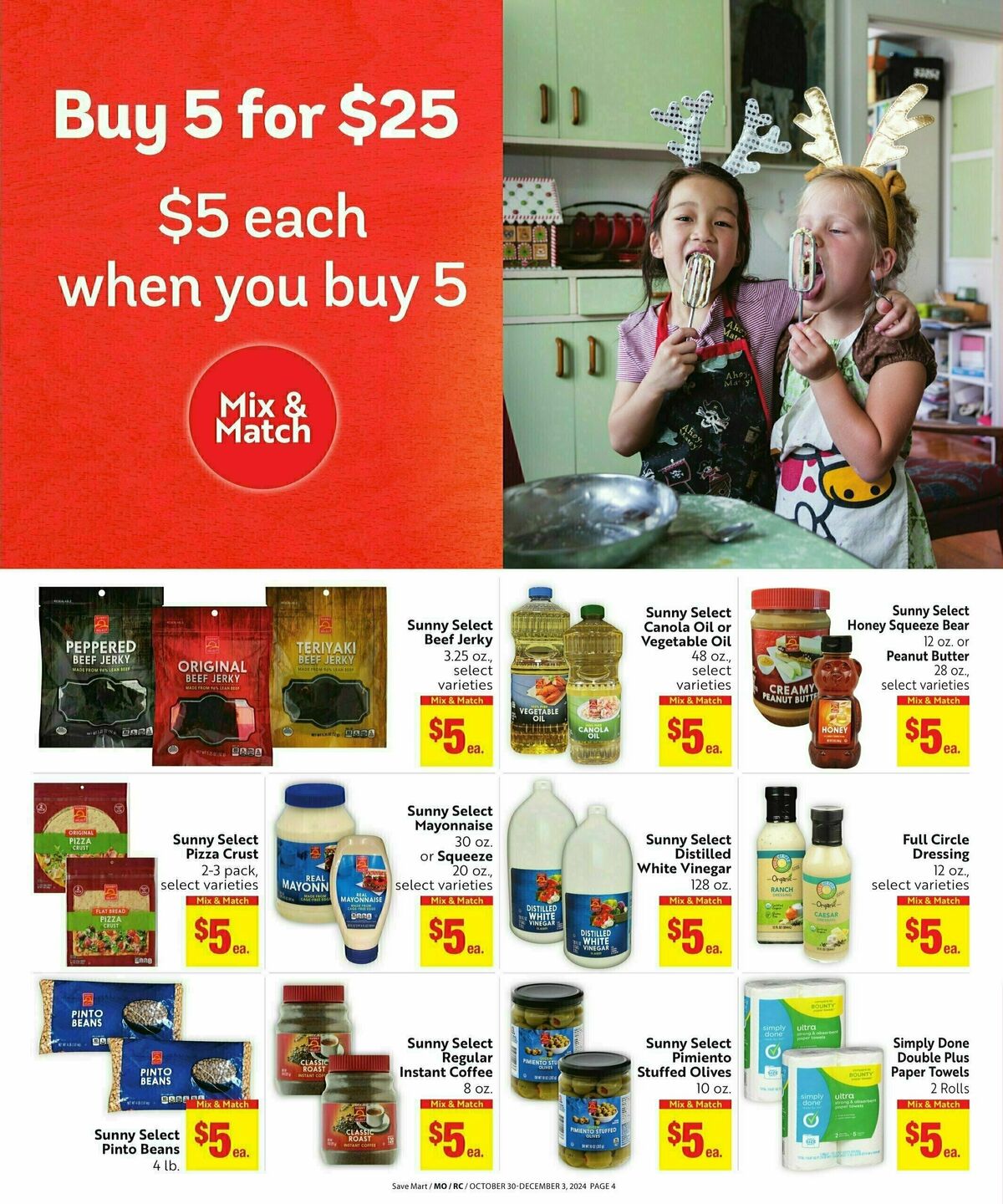 Save Mart Save Even More Weekly Ad from October 30