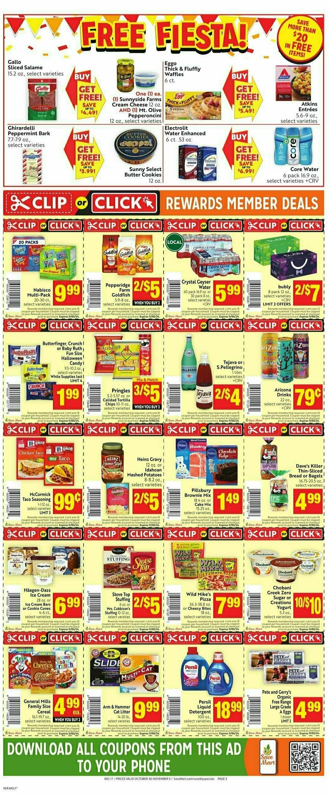 Save Mart Weekly Ad from October 30