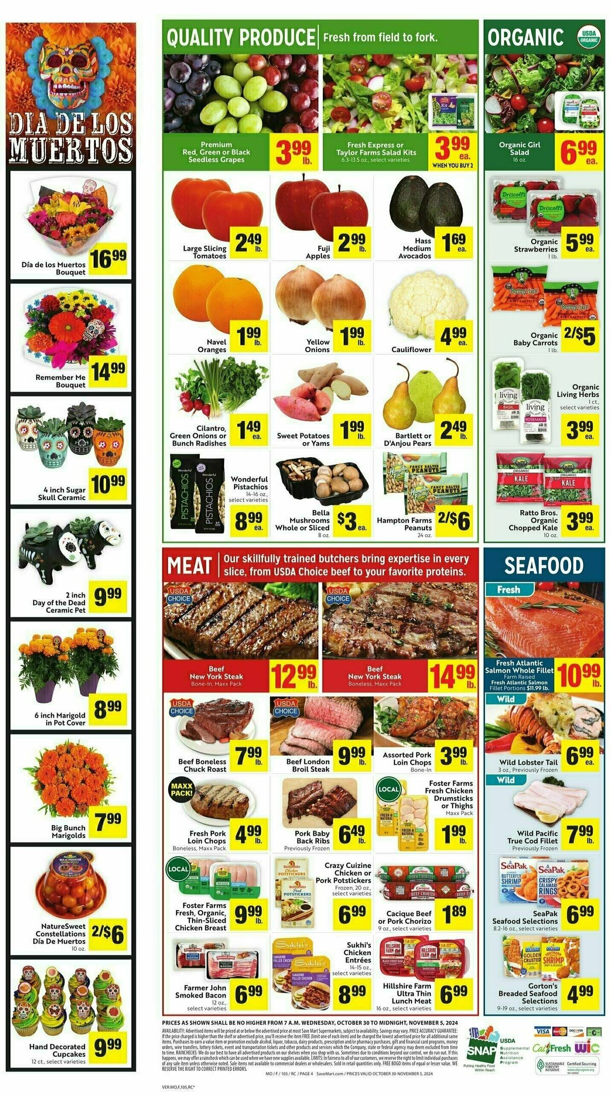 Save Mart Weekly Ad from October 30