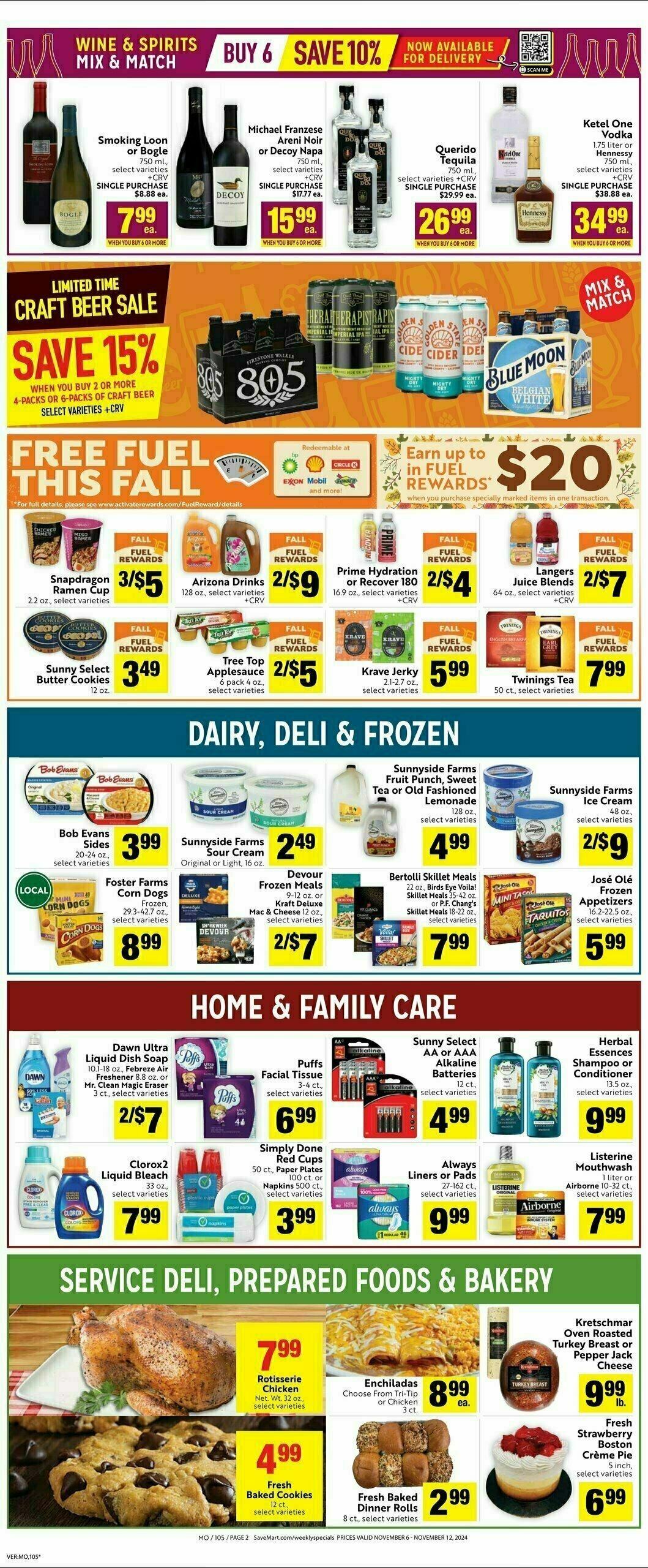 Save Mart Weekly Ad from November 6