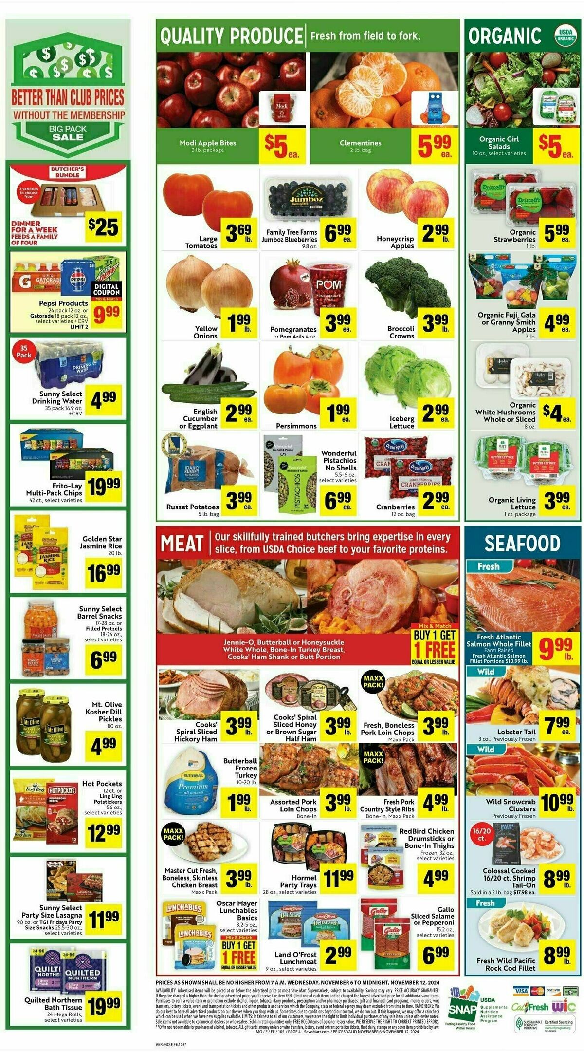 Save Mart Weekly Ad from November 6