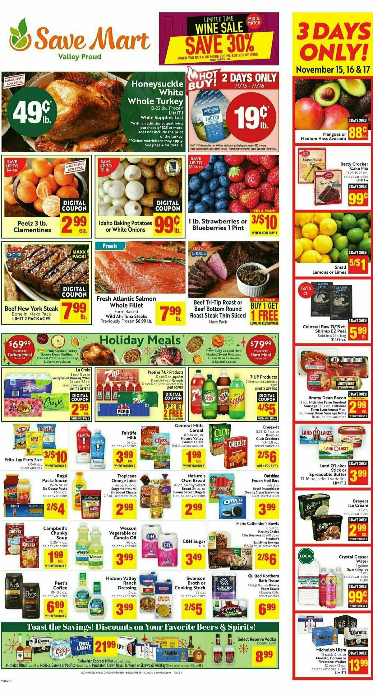 Save Mart Weekly Ad from November 13