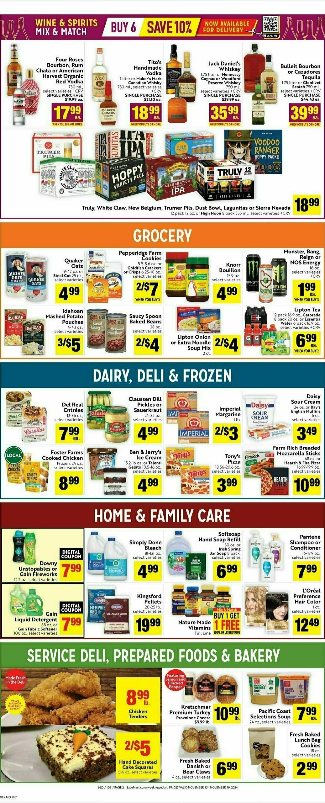 Save Mart Weekly Ad from November 13