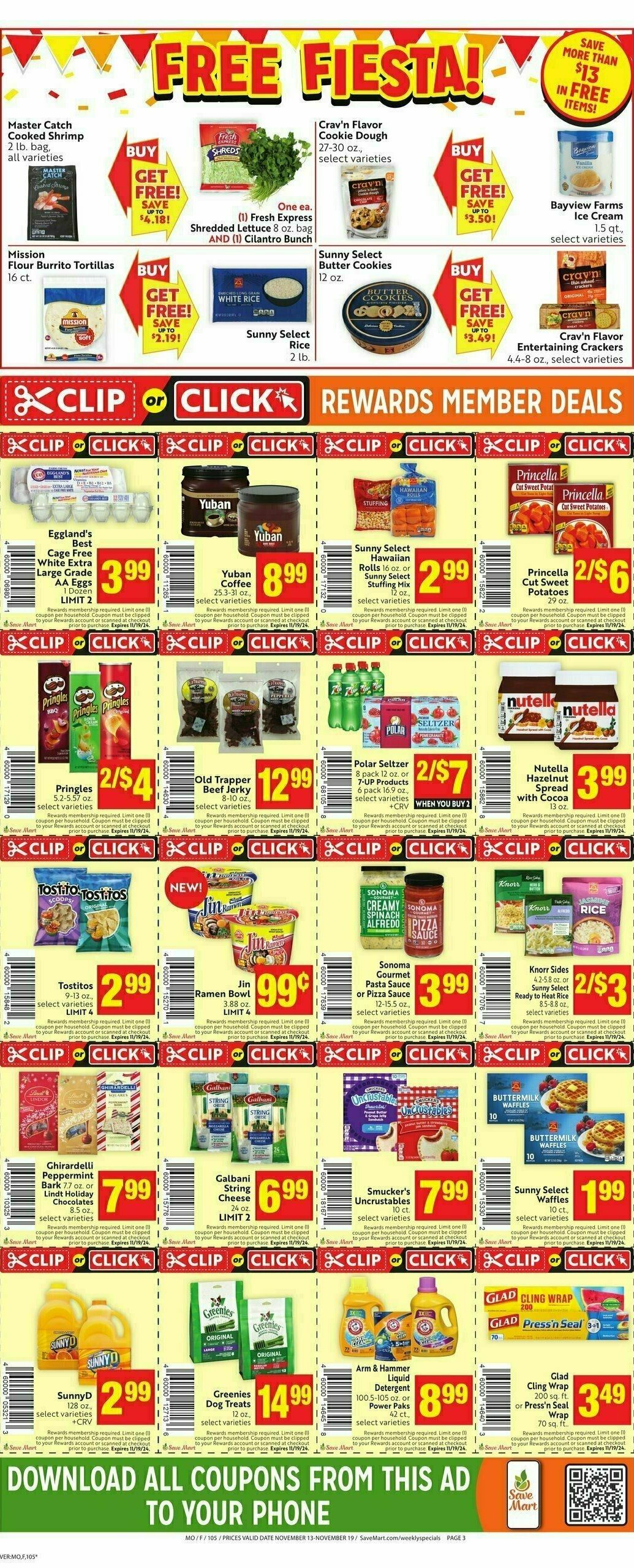 Save Mart Weekly Ad from November 13