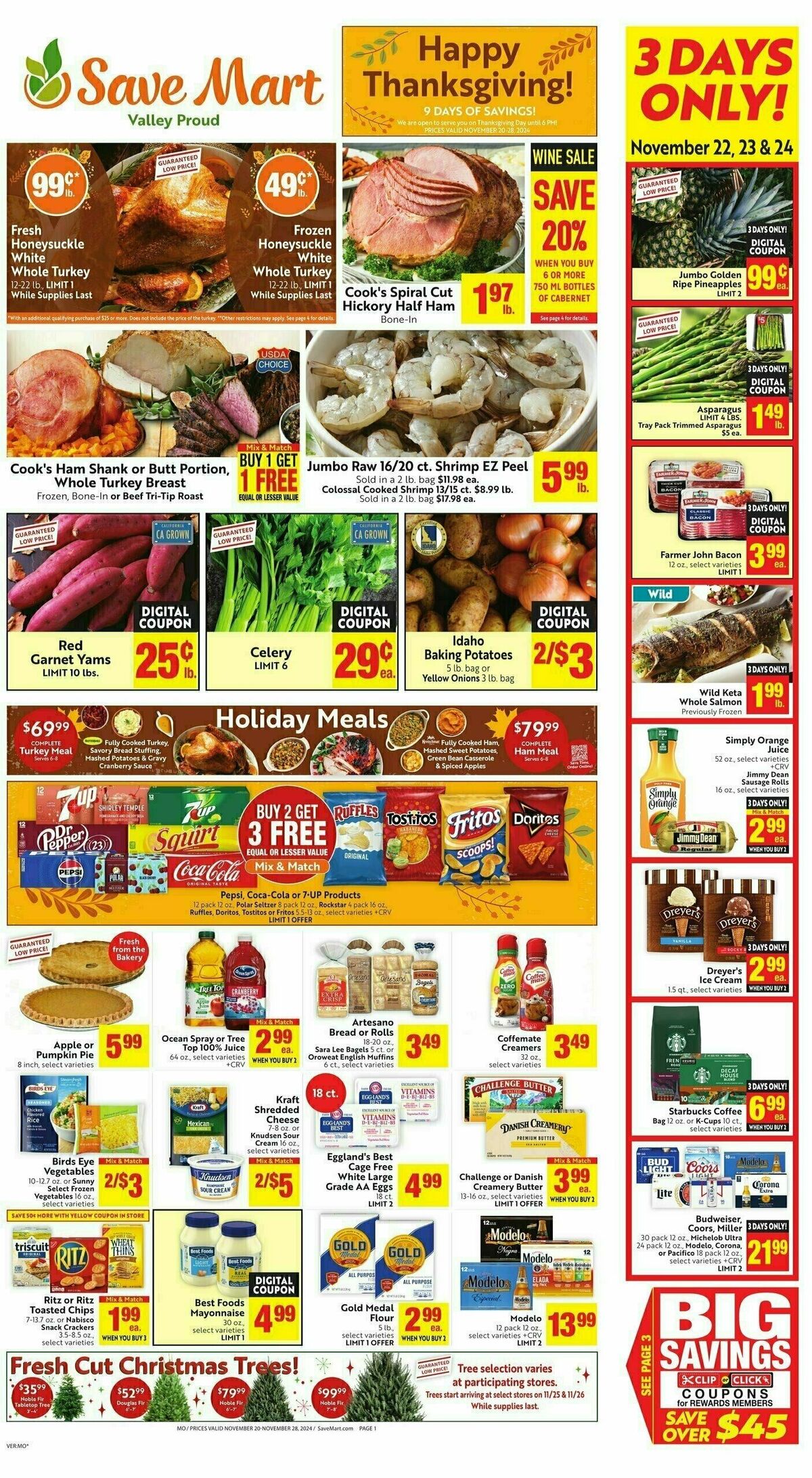 Save Mart Weekly Ad from November 20