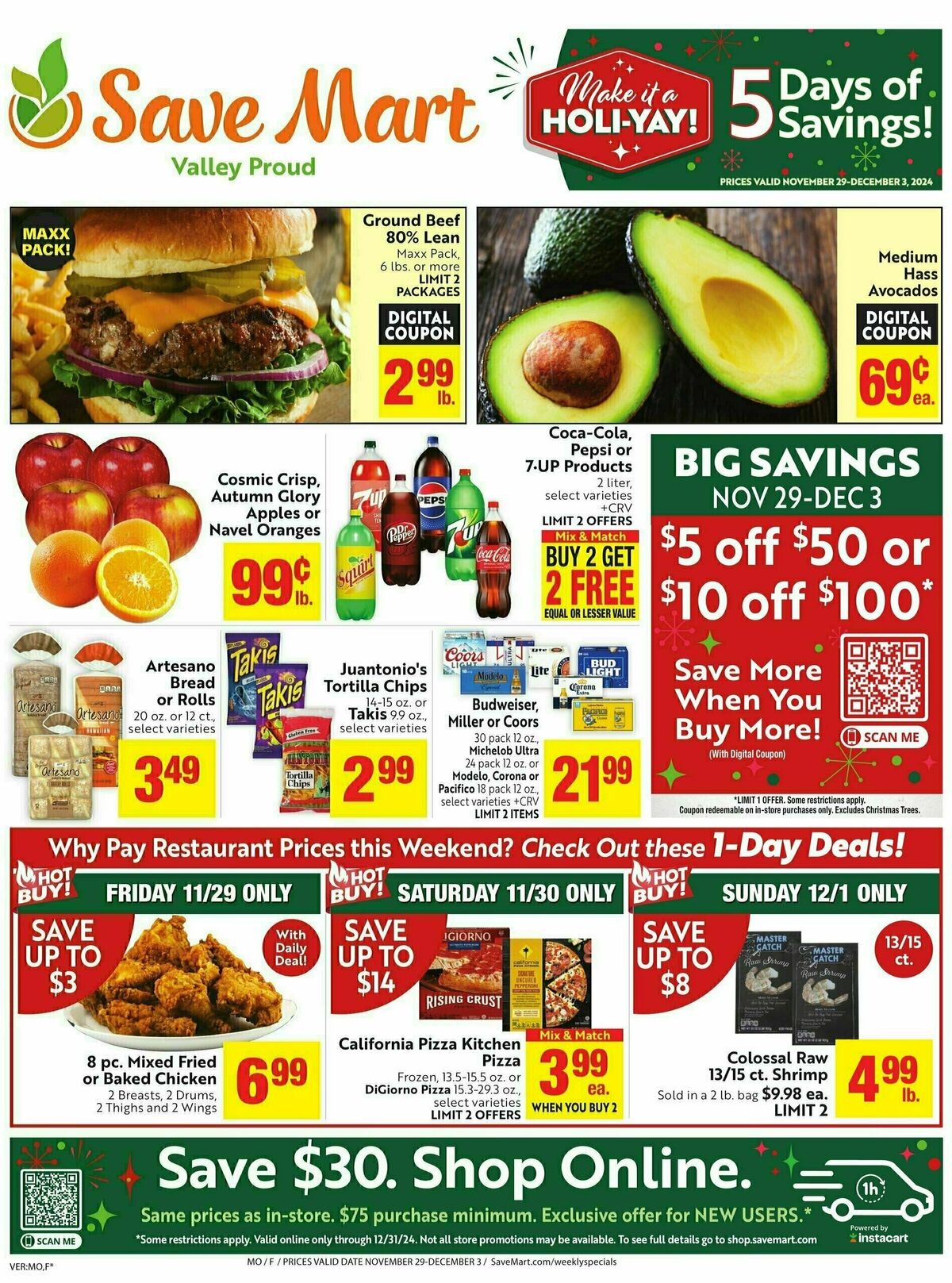 Save Mart Weekly Ad from November 29