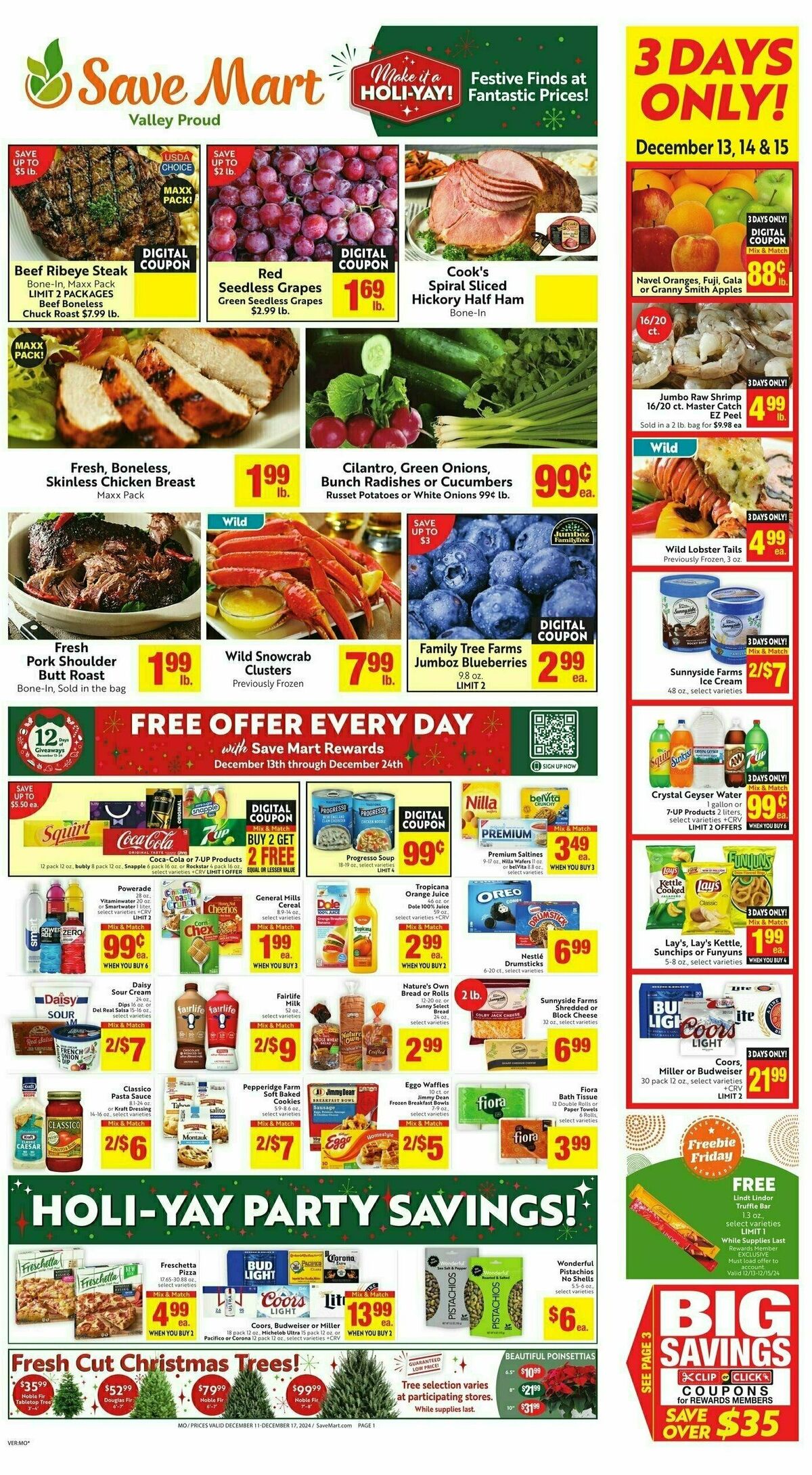 Save Mart Weekly Ad from December 11