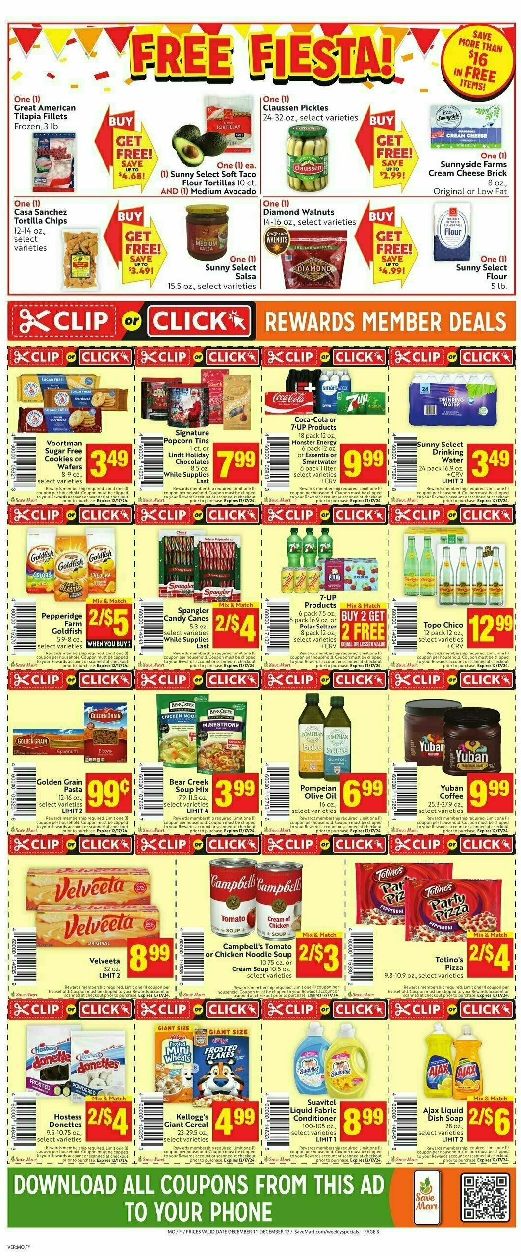 Save Mart Weekly Ad from December 11