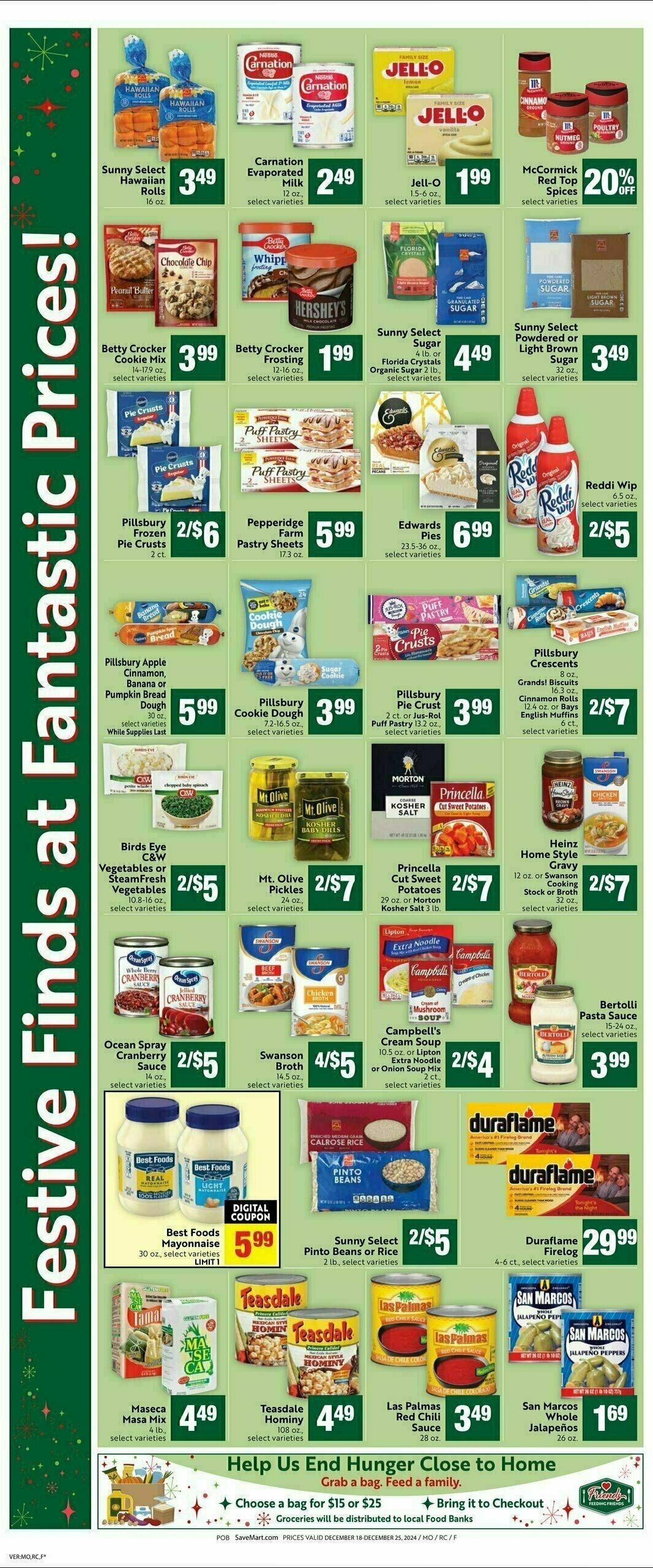 Save Mart Weekly Ad from December 18