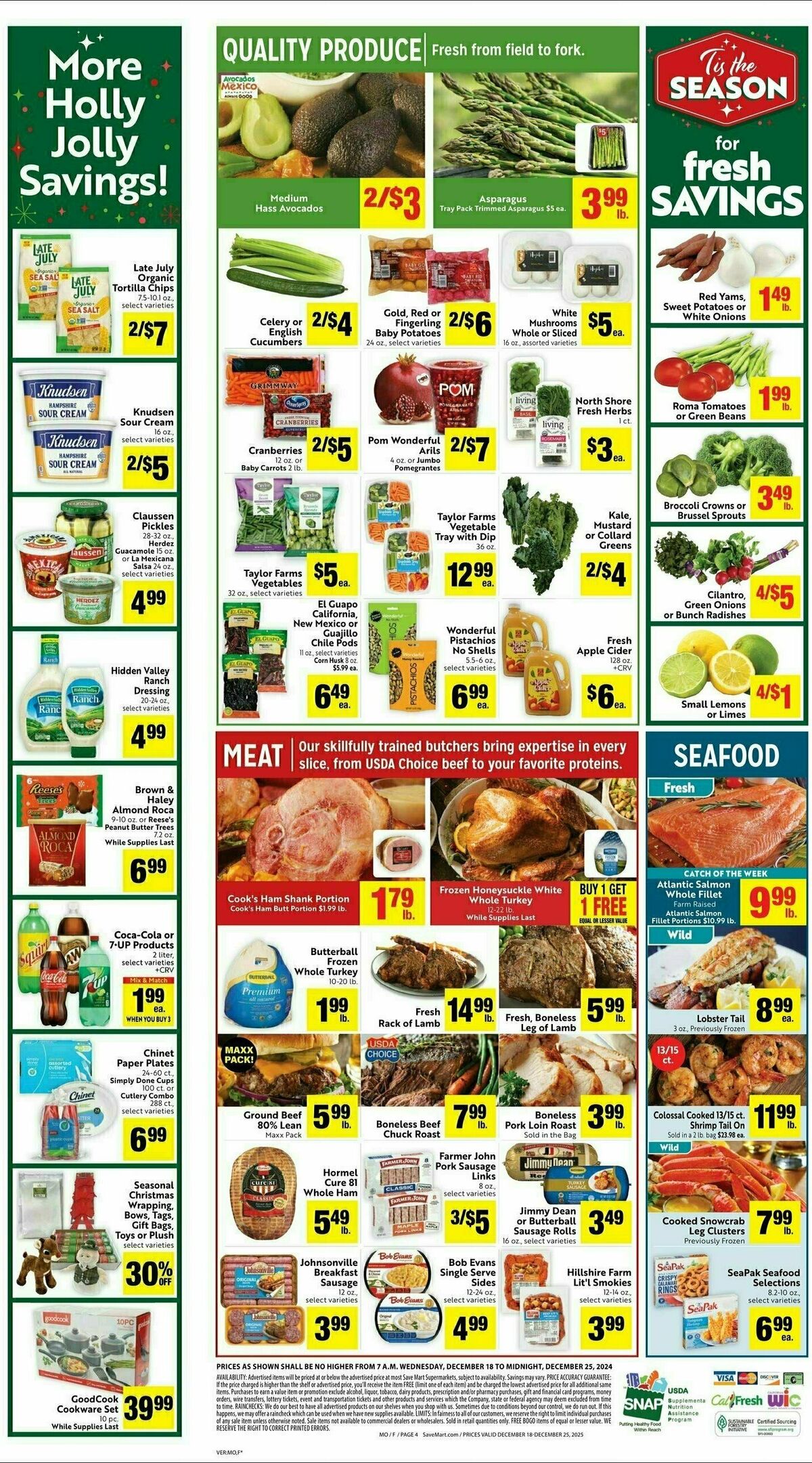 Save Mart Weekly Ad from December 18