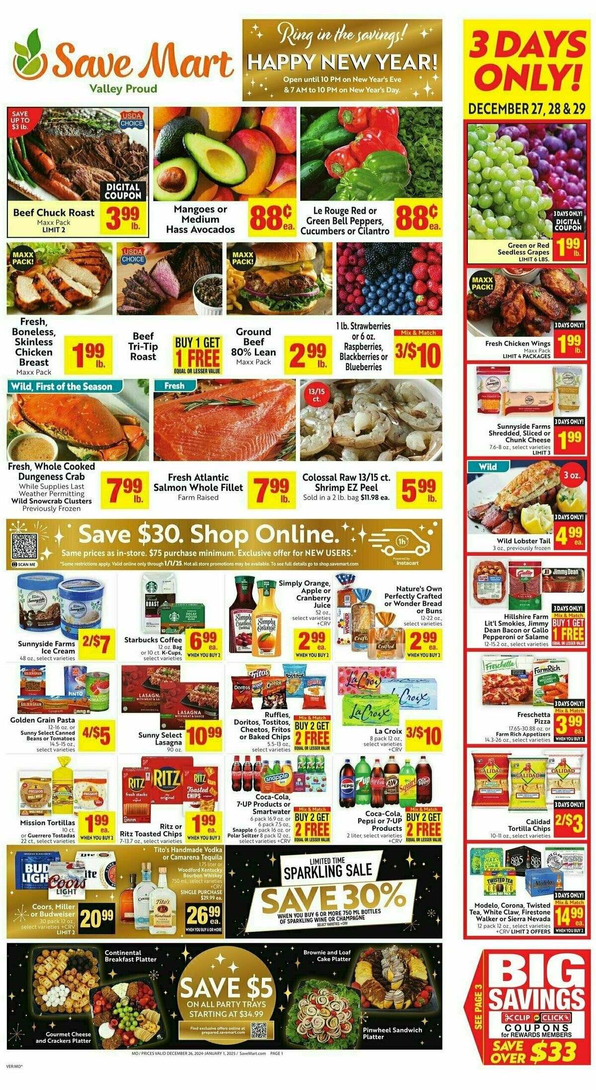 Save Mart Weekly Ad from December 26