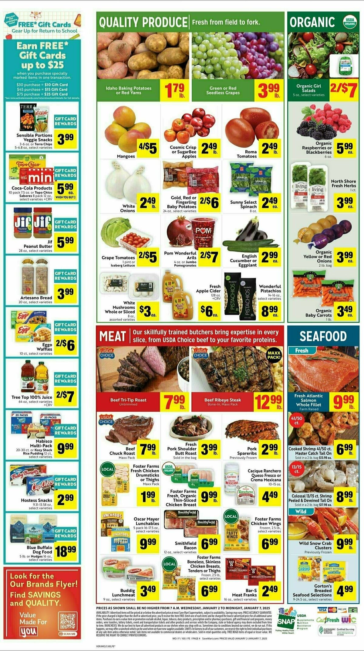 Save Mart Weekly Ad from January 2