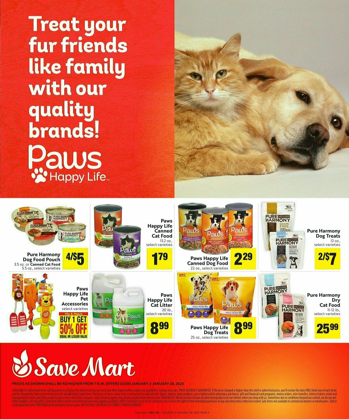 Save Mart Save Even More Weekly Ad from January 2