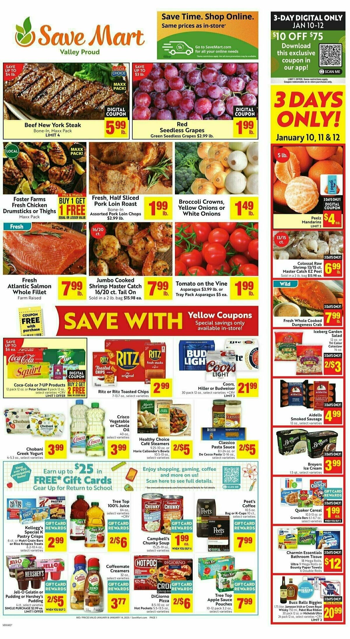 Save Mart Weekly Ad from January 8