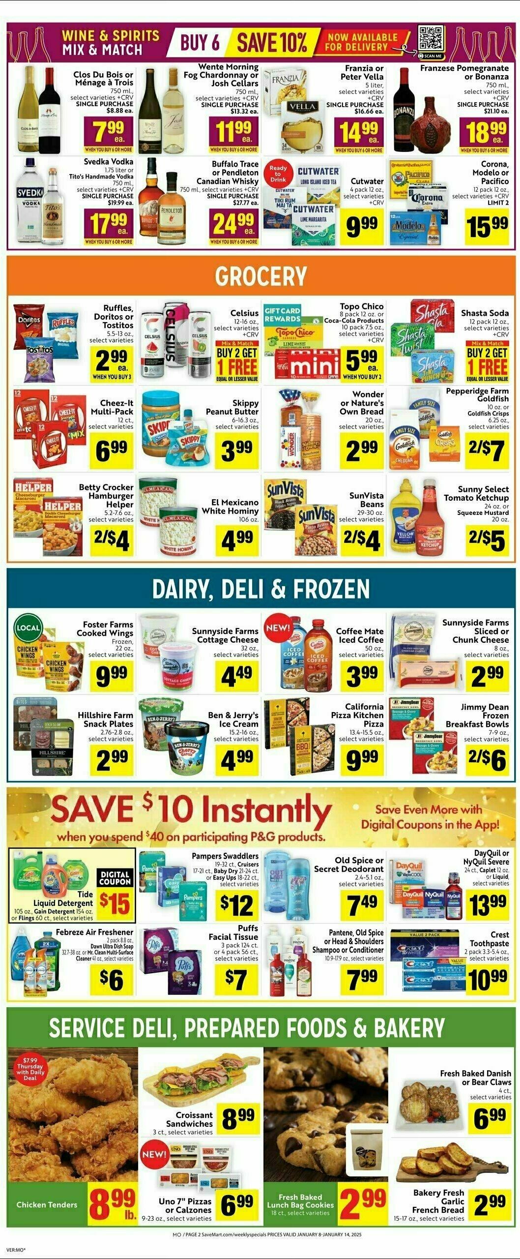 Save Mart Weekly Ad from January 8