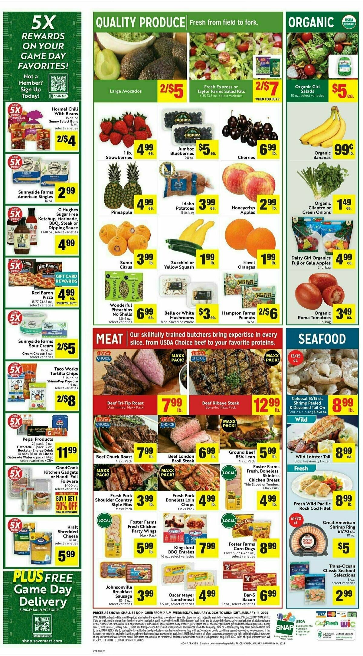 Save Mart Weekly Ad from January 8