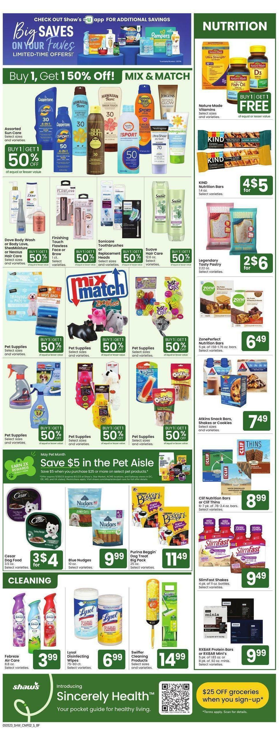 Shaw's Weekly Ad from May 5