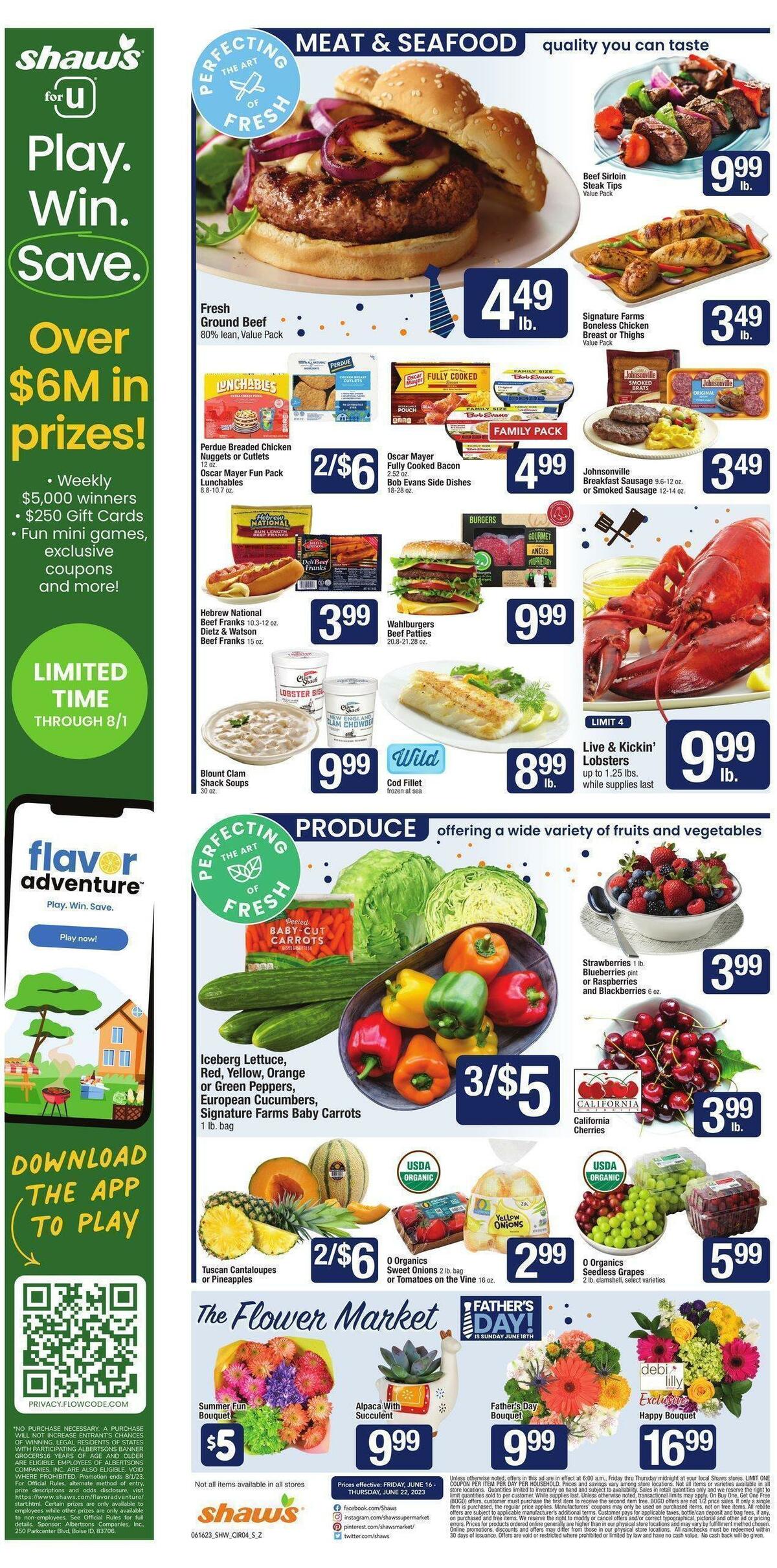 Shaw's Weekly Ad from June 16