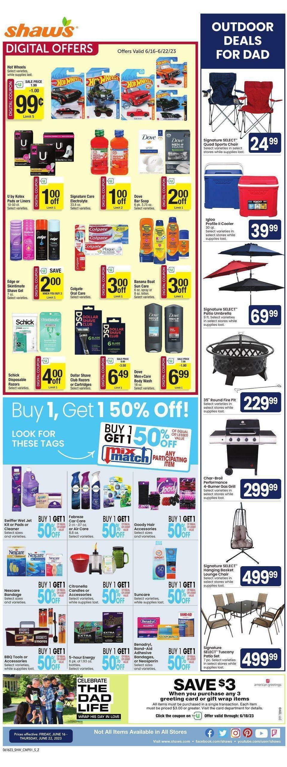 Shaw's Weekly Ad from June 16