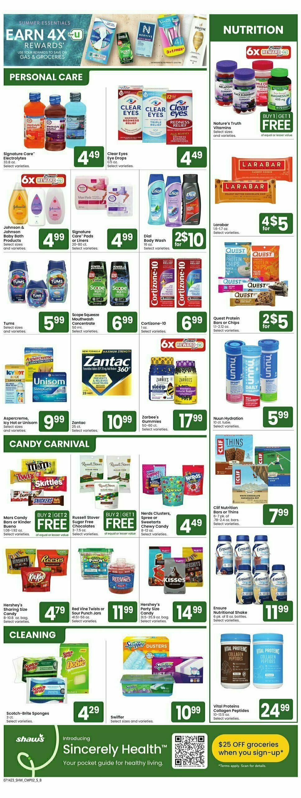 Shaw's Weekly Ad Weekly Ad from July 14