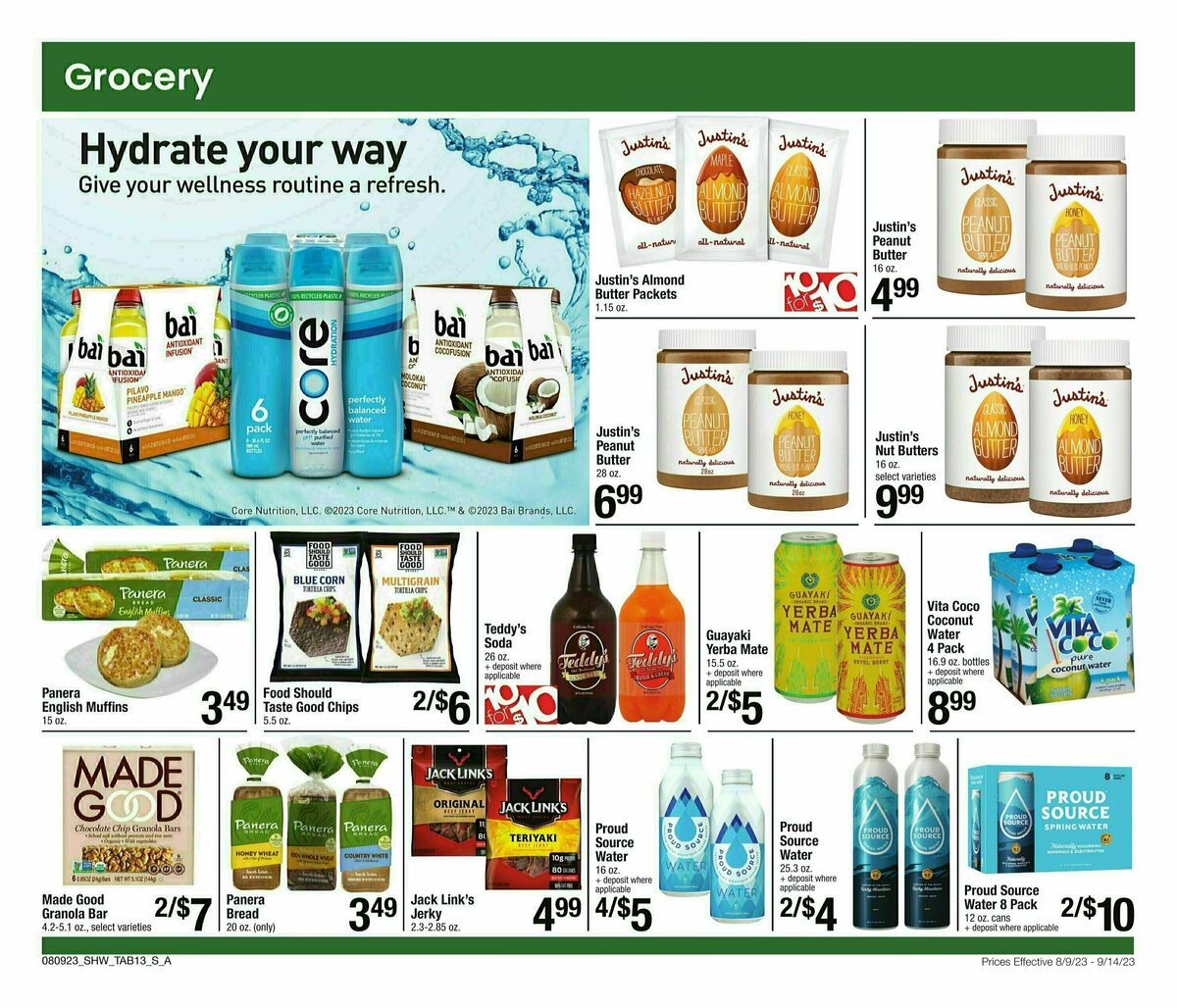 Shaw's Big Book of Savings Weekly Ad from August 9