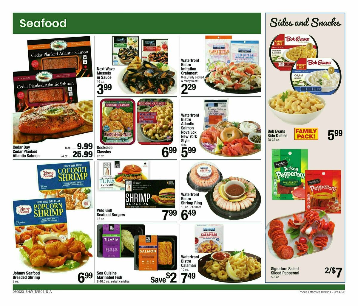 Shaw's Big Book of Savings Weekly Ad from August 9