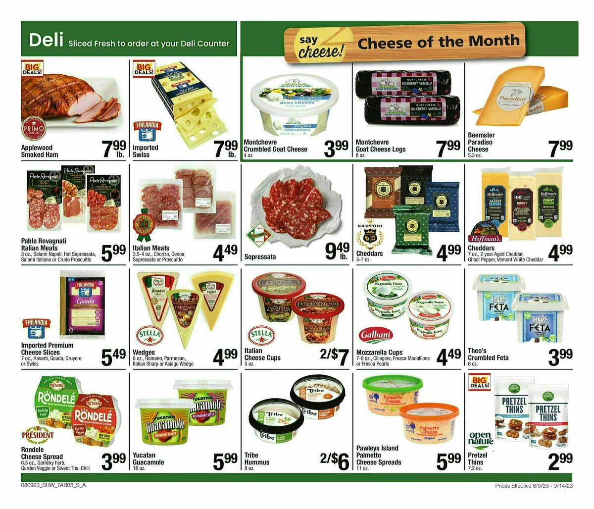 Shaw's Big Book of Savings Weekly Ad from August 9