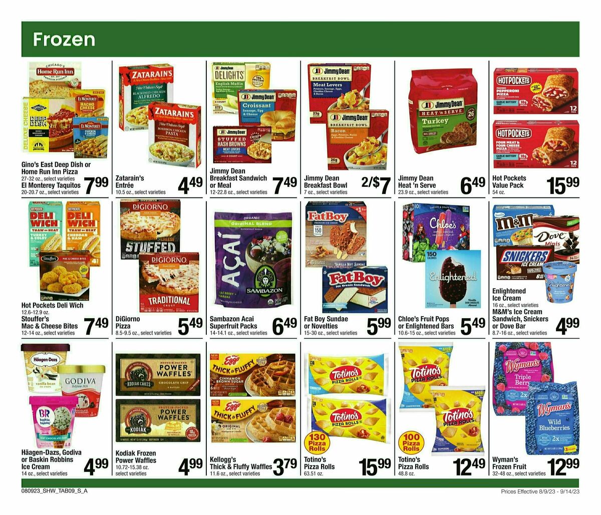 Shaw's Big Book of Savings Weekly Ad from August 9