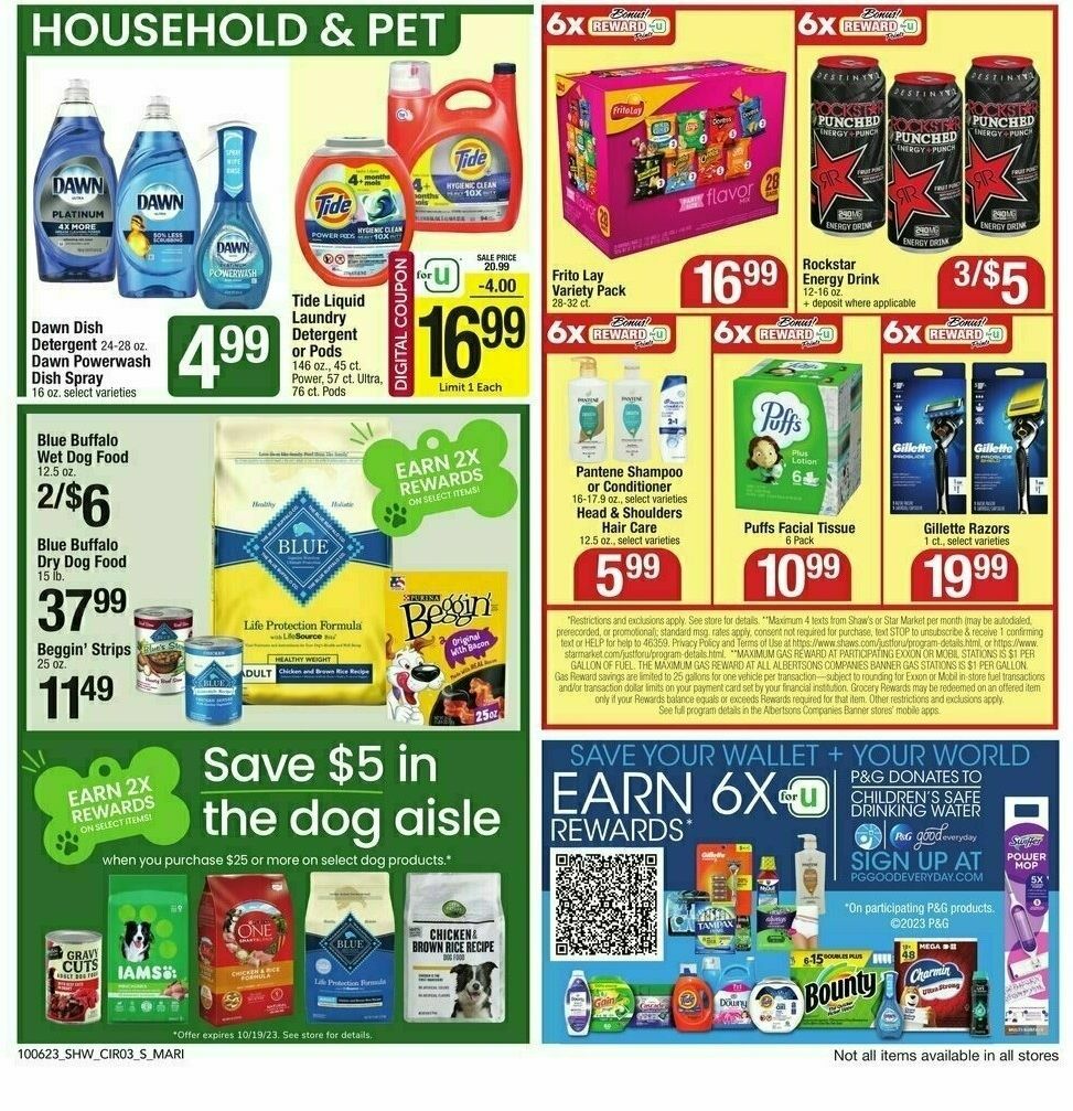 Shaw's Weekly Ad from October 6