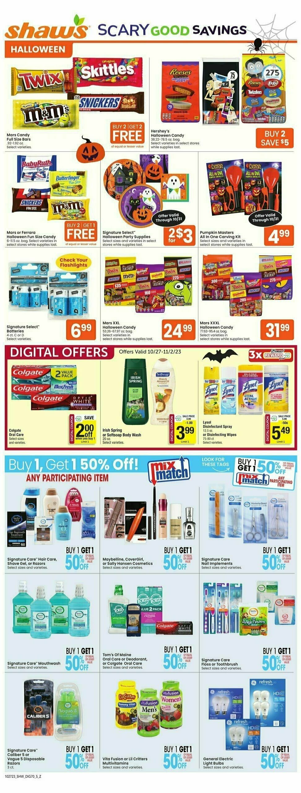 Shaw's Weekly Ad from October 27