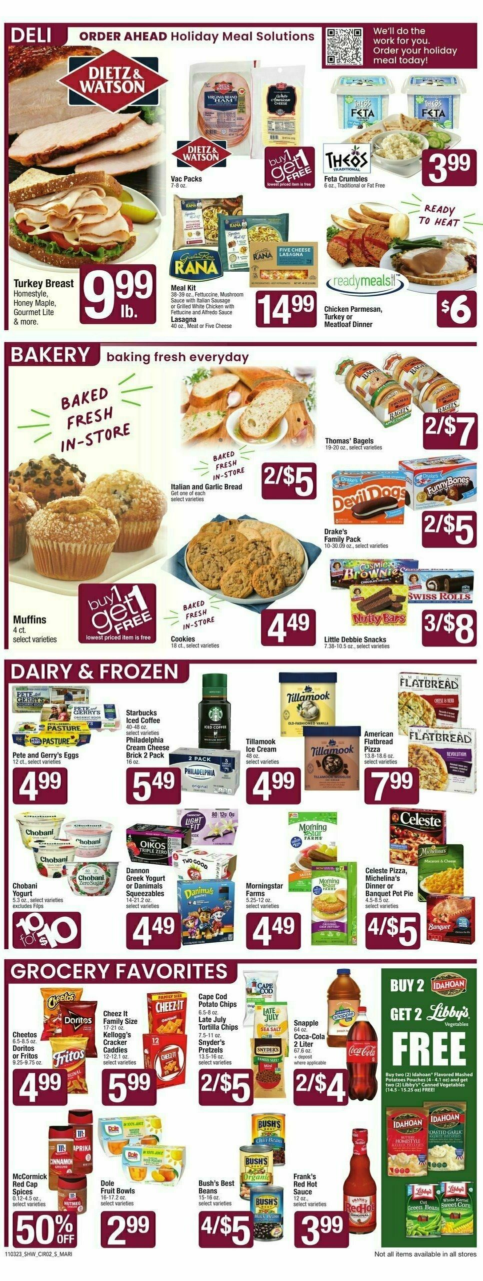 Shaw's Weekly Ad from November 3