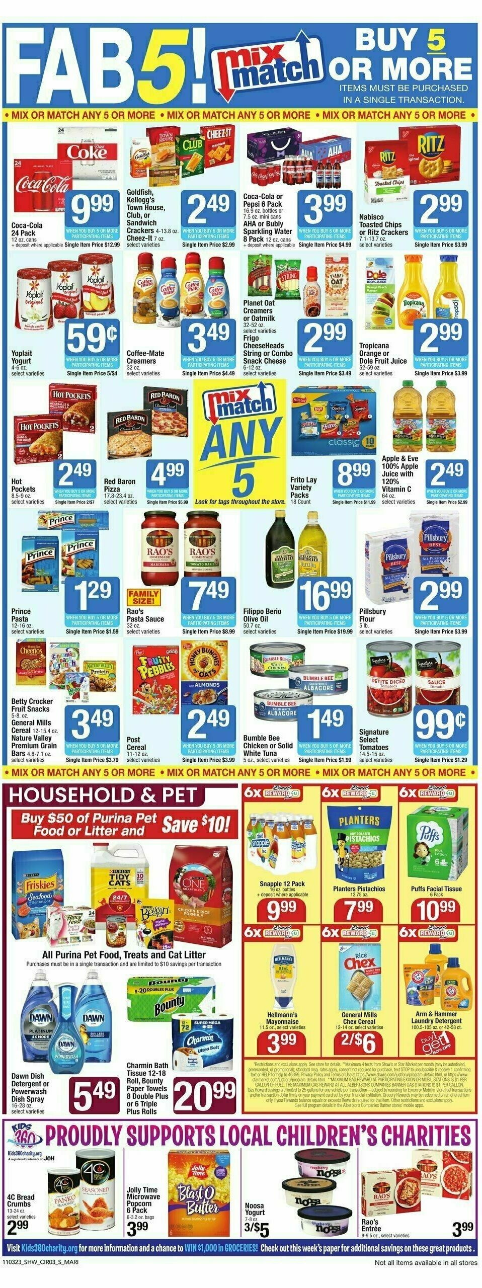 Shaw's Weekly Ad from November 3