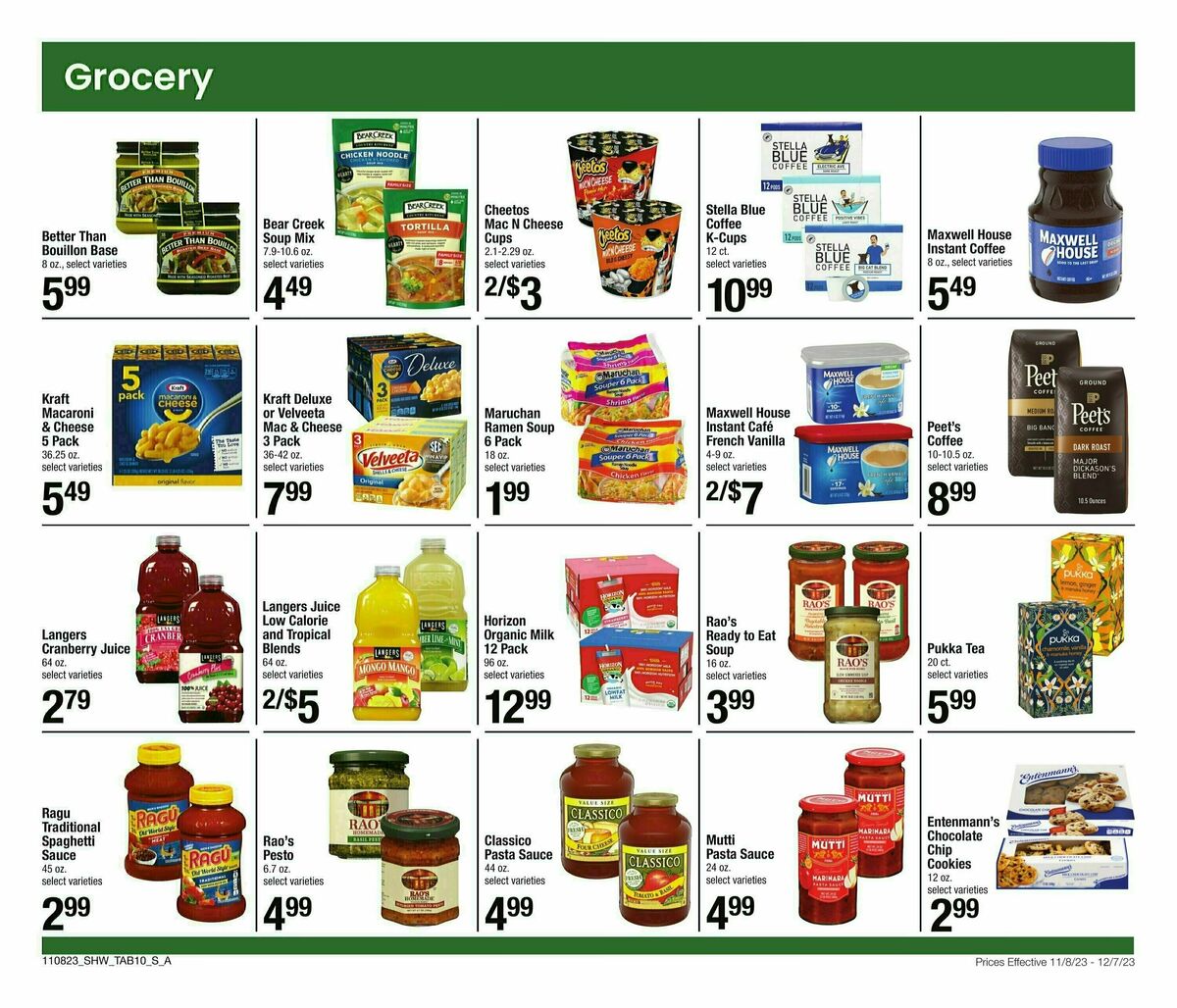 Shaw's Big Book of Savings Weekly Ad from November 8