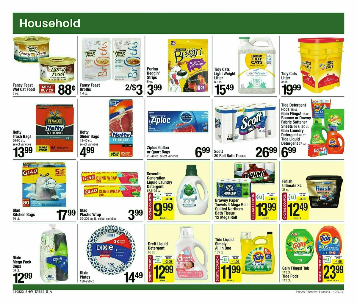 Shaw's Big Book of Savings Weekly Ad from November 8