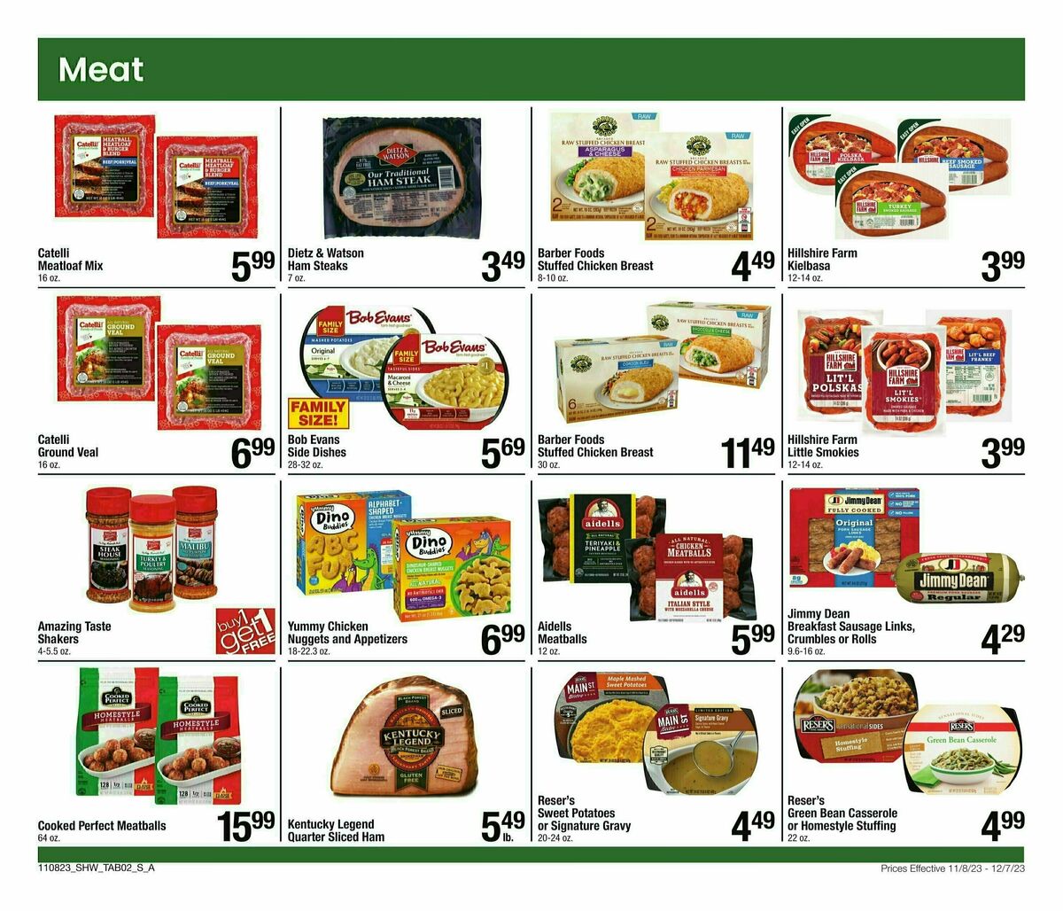 Shaw's Big Book of Savings Weekly Ad from November 8