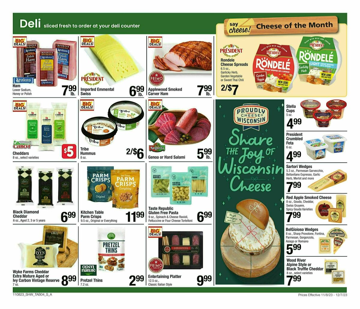 Shaw's Big Book of Savings Weekly Ad from November 8