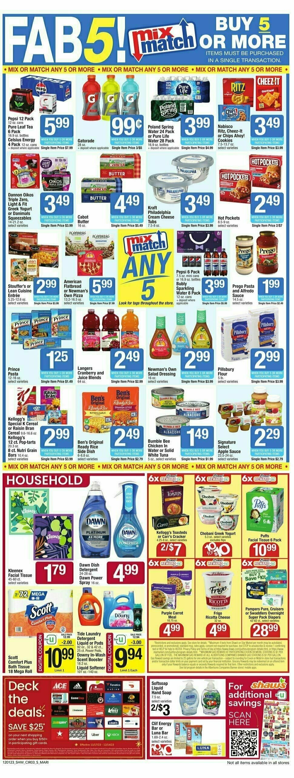 Shaw's Weekly Ad Weekly Ad from December 1