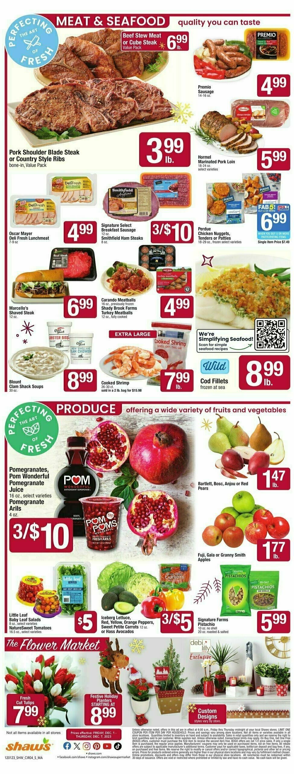 Shaw's Weekly Ad Weekly Ad from December 1