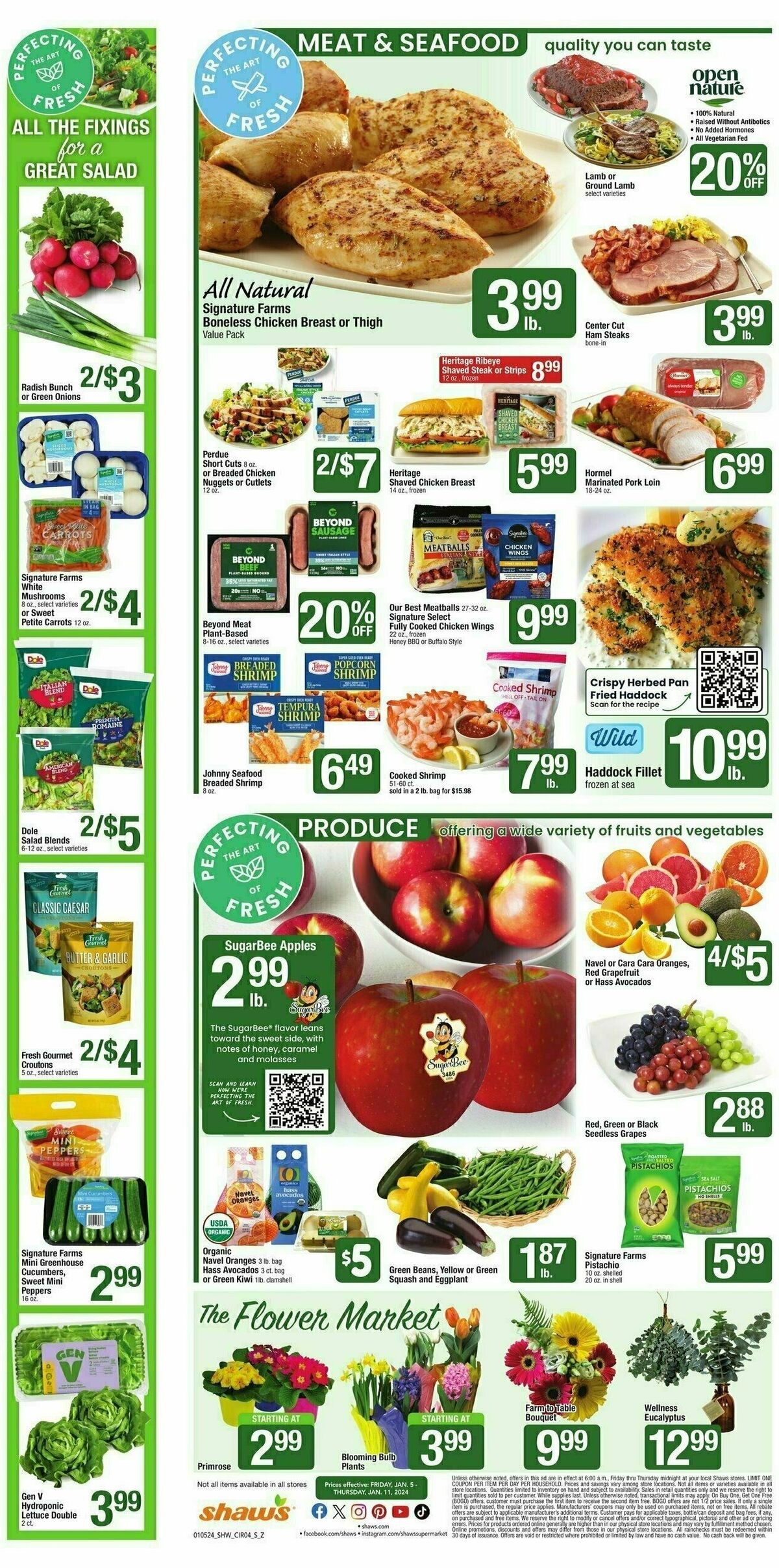 Shaw's Weekly Ad from January 5