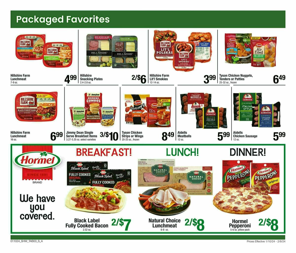 Shaw's Big Book of Savings Weekly Ad from January 10