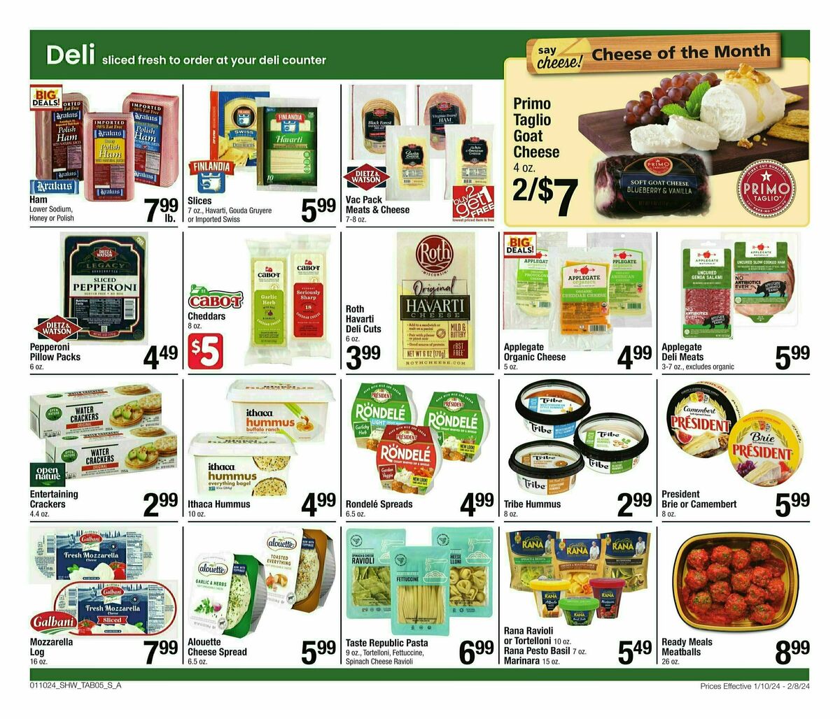 Shaw's Big Book of Savings Weekly Ad from January 10