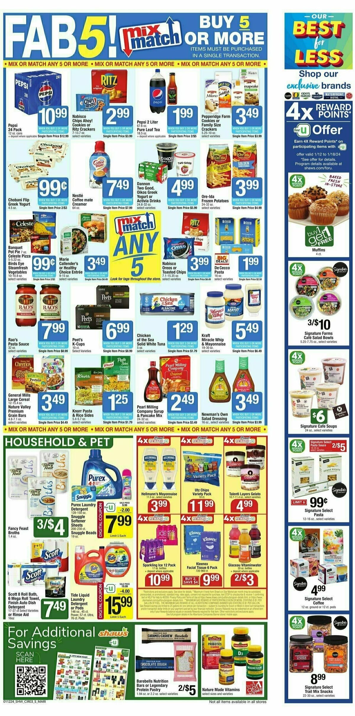 Shaw's Weekly Ad from January 12