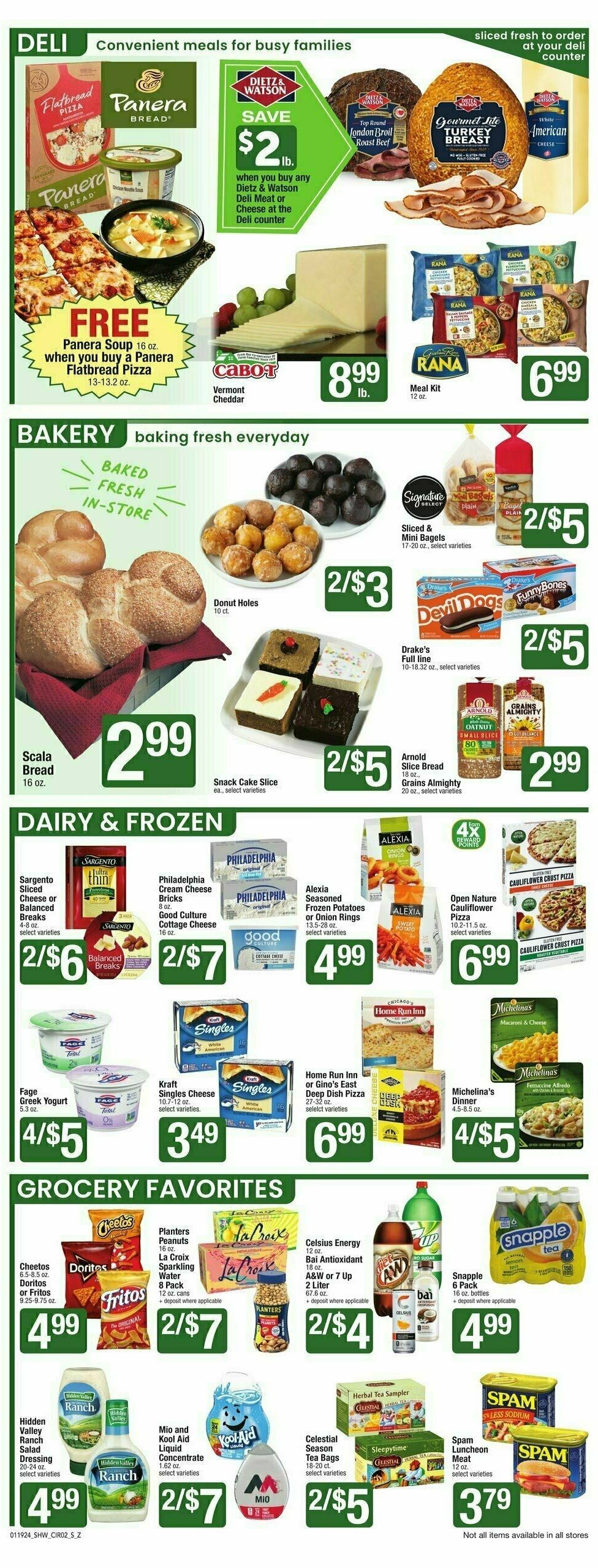 Shaw's Weekly Ad from January 19