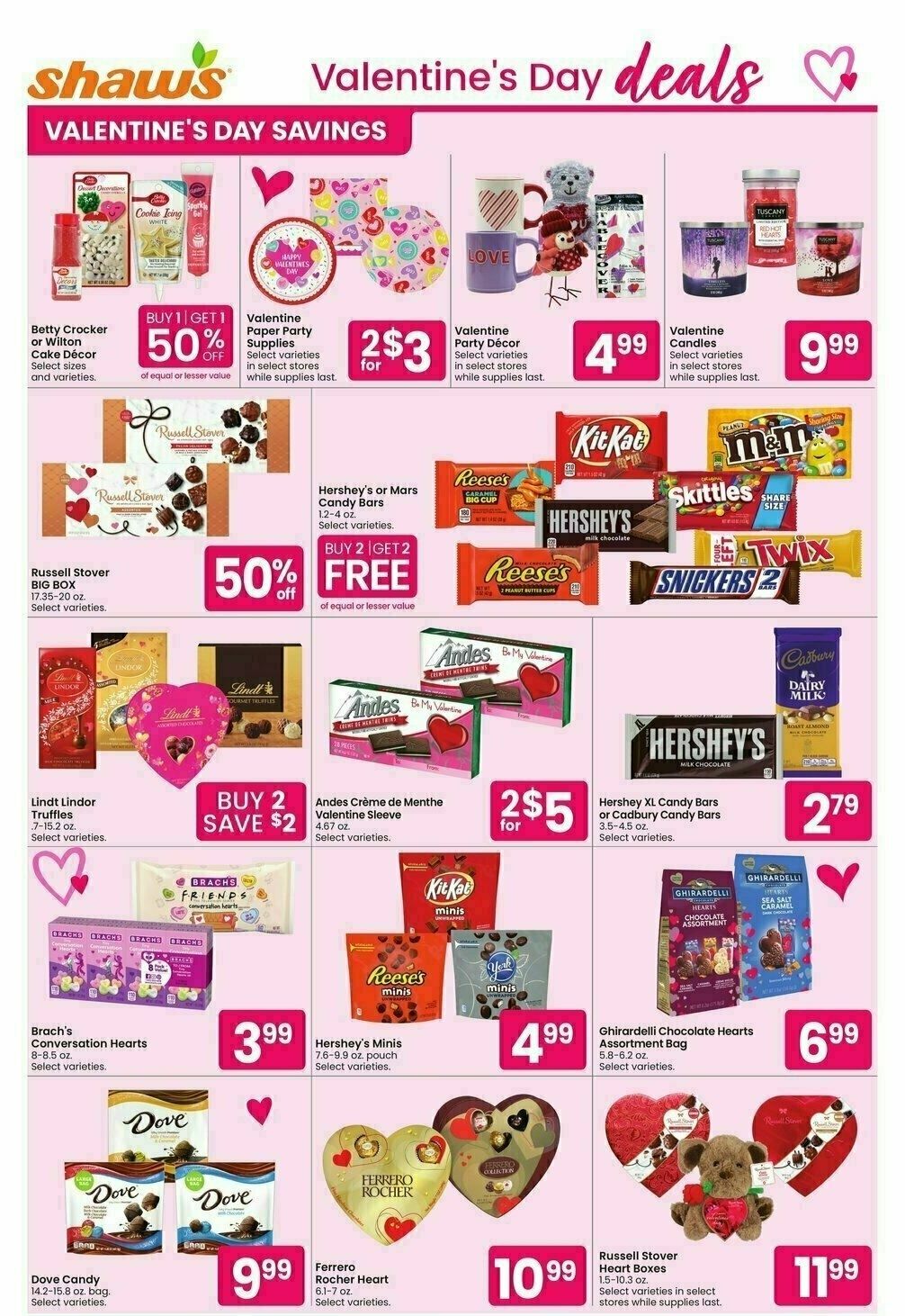 Shaw's Weekly Ad from February 2