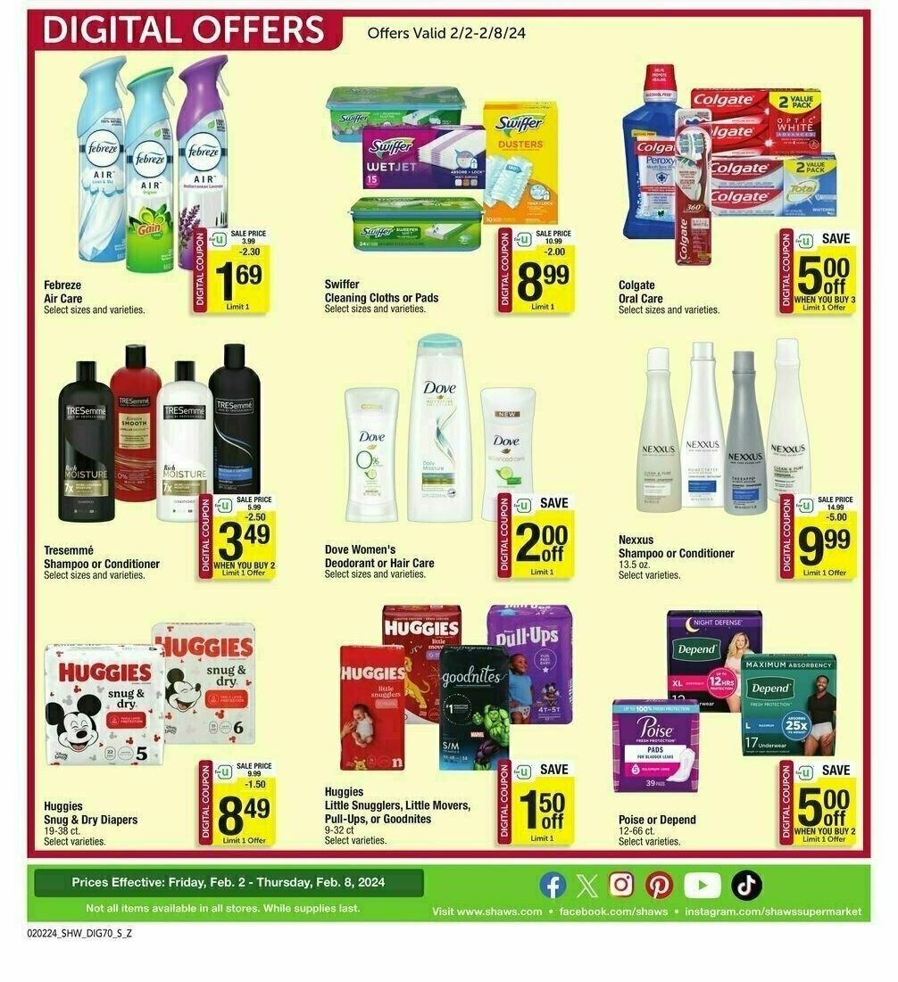 Shaw's Weekly Ad from February 2